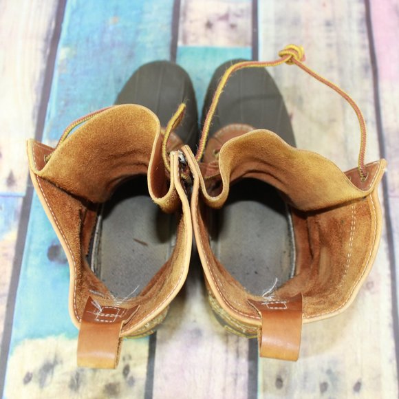 LL BEAN Uninsulated Ankle Duck Bean Boot size 10 - Picture 8 of 11